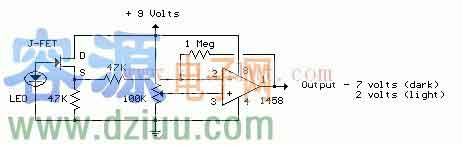 LED補光傳感器電路