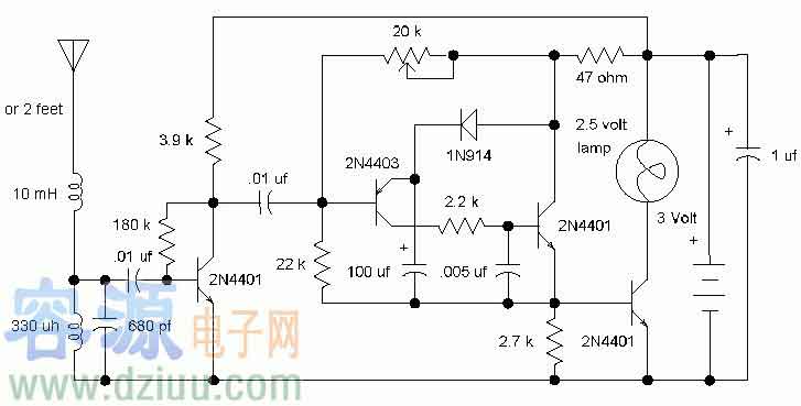閃電探測器電路