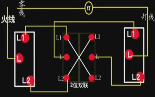 三聯開關接線圖原理圖 三聯開關接線圖原理圖