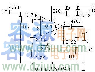 TDA2003<a href=http://www.mnu8.com/gongfangdianlu/ target=_blank class=infotextkey>·D</a>