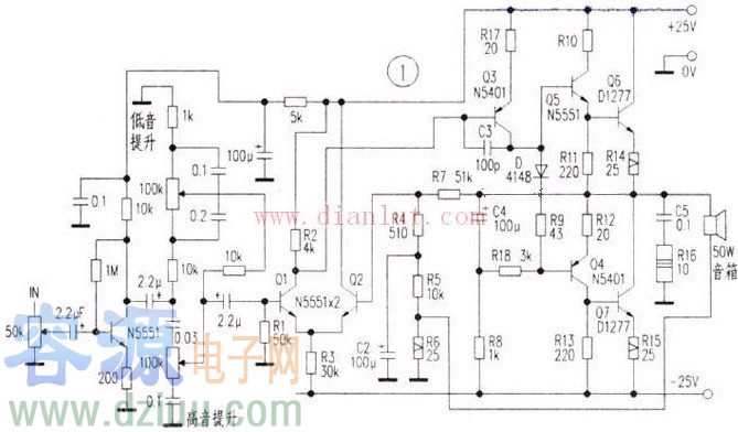 擴音機的制作原理圖