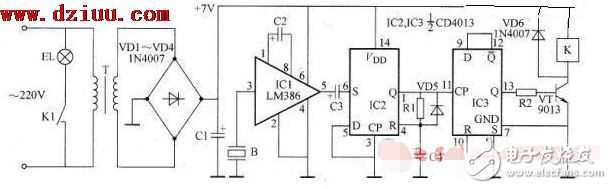 應(yīng)用CD4069聲控電源插座制作