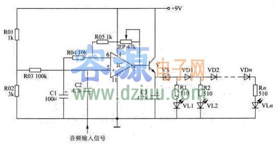 LM324運放制作電平指示器
